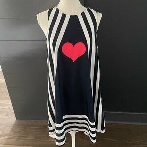 Heart Dress Cover up Navy sz Lg